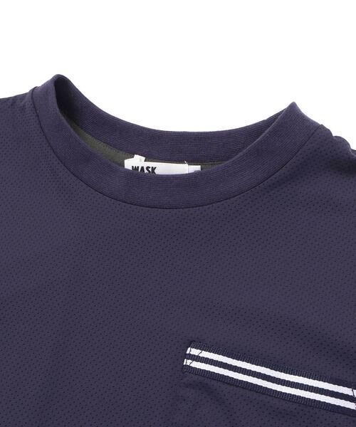 WASK / ワスク Tシャツ | 【接触冷感】バイカラーポケットテープBIGTシャツ(110~160cm) | 詳細9