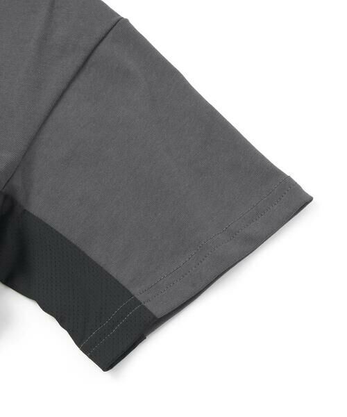 WASK / ワスク Tシャツ | 【接触冷感】メッシュ切替 ビッグシルエットTシャツ(110~160cm) | 詳細14