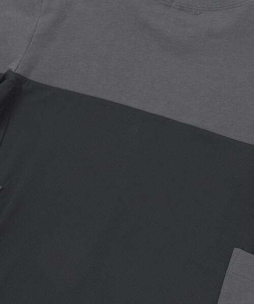 WASK / ワスク Tシャツ | 【接触冷感】メッシュ切替 ビッグシルエットTシャツ(110~160cm) | 詳細15