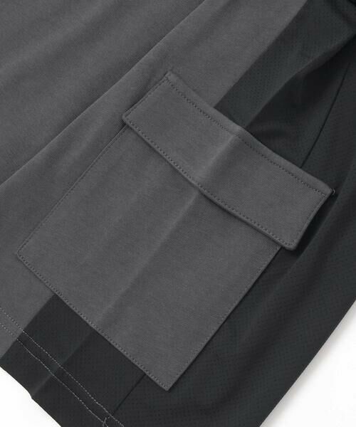 WASK / ワスク Tシャツ | 【接触冷感】メッシュ切替 ビッグシルエットTシャツ(110~160cm) | 詳細16