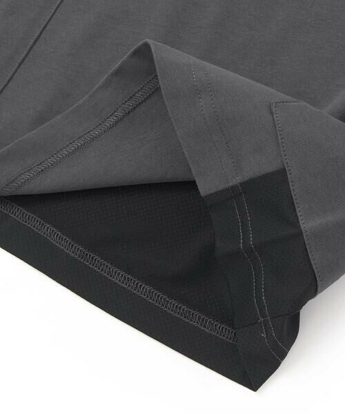 WASK / ワスク Tシャツ | 【接触冷感】メッシュ切替 ビッグシルエットTシャツ(110~160cm) | 詳細17