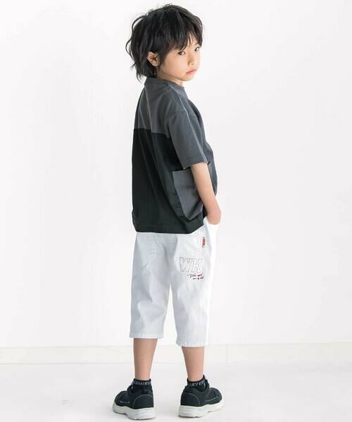 WASK / ワスク Tシャツ | 【接触冷感】メッシュ切替 ビッグシルエットTシャツ(110~160cm) | 詳細9