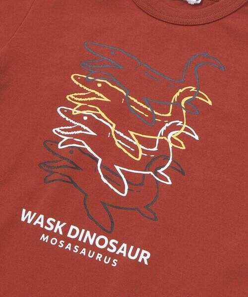 WASK / ワスク Tシャツ | 【速乾】カラフル恐竜プリントTシャツ(80~140cm) | 詳細10