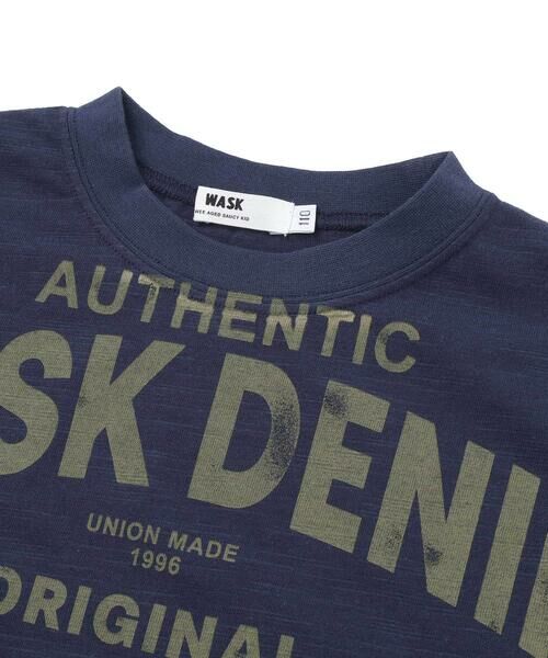 WASK / ワスク Tシャツ | カスレロゴ・スラブTシャツ(100~160cm) | 詳細5