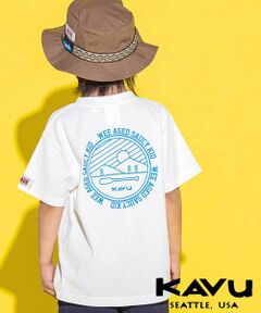 WASK / ワスク Tシャツ | 【KAVU】バックロゴ アウトドアグラフィックTシャツ(100cm・120cm・140cm)