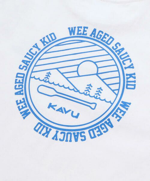 WASK / ワスク Tシャツ | 【KAVU】バックロゴ アウトドアグラフィックTシャツ(100cm・120cm・140cm) | 詳細12