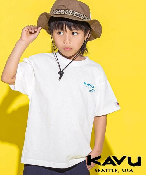 WASK / ワスク Tシャツ | 【KAVU】バックロゴ アウトドアグラフィックTシャツ(100cm・120cm・140cm) | 詳細2