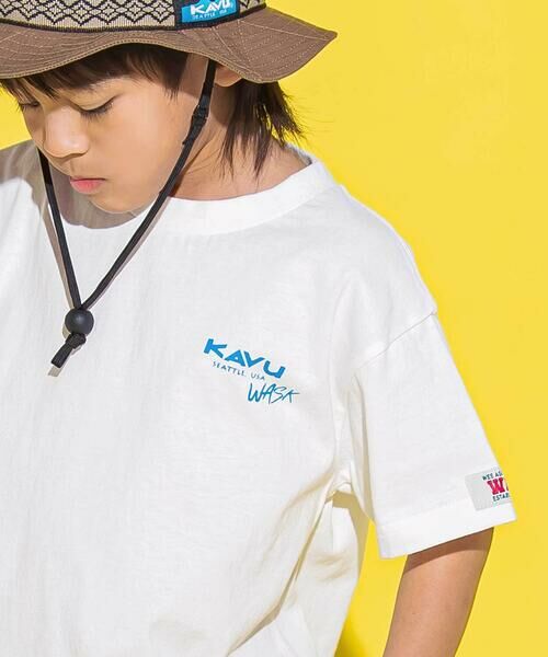 WASK / ワスク Tシャツ | 【KAVU】バックロゴ アウトドアグラフィックTシャツ(100cm・120cm・140cm) | 詳細4