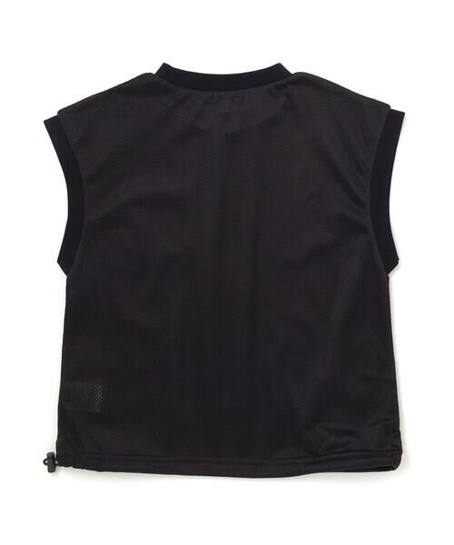 WASK / ワスク その他トップス | ドロストベストメッシュ&天竺Tシャツセット(110~160cm) | 詳細3