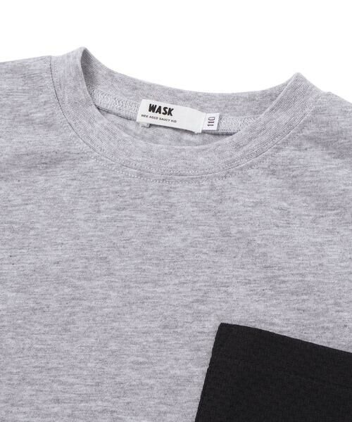 WASK / ワスク その他トップス | 異素材ポケットTシャツ＆ノースリーブセット(110~160cm) | 詳細13