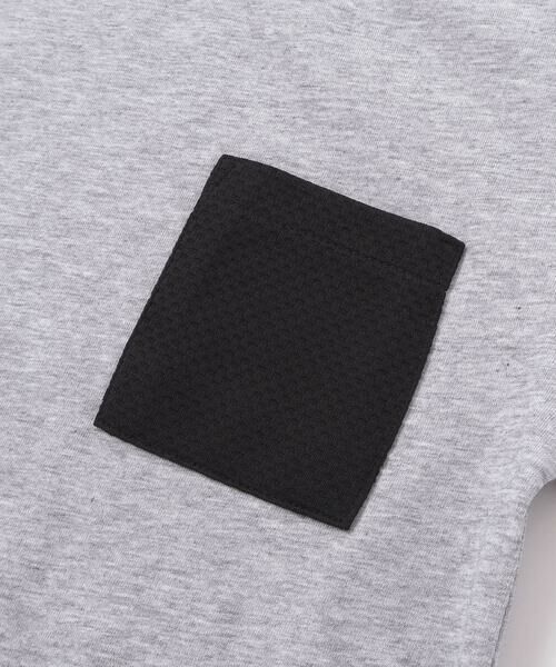 WASK / ワスク その他トップス | 異素材ポケットTシャツ＆ノースリーブセット(110~160cm) | 詳細14