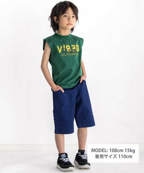 WASK / ワスク その他トップス | 異素材ポケットTシャツ＆ノースリーブセット(110~160cm) | 詳細8