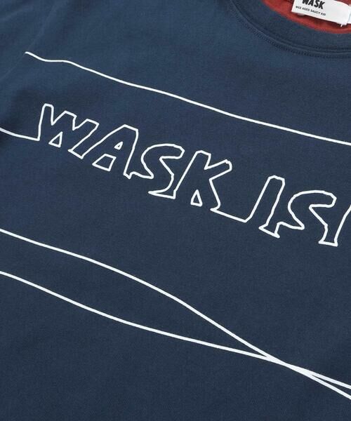 WASK / ワスク Tシャツ | 【速乾】レイヤード風  バイカラー BIG  半袖Tシャツ(110~160cm) | 詳細11