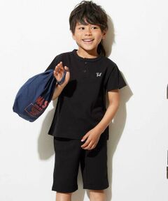 WASK / ワスク その他トップス | 【接触冷感】ヘンリーネックTシャツ＆パンツセット(110~160cm)