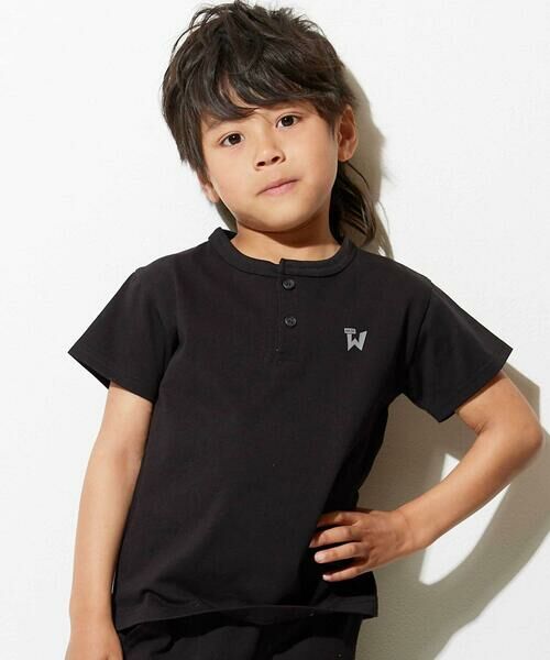 WASK / ワスク その他トップス | 【接触冷感】ヘンリーネックTシャツ＆パンツセット(110~160cm) | 詳細3