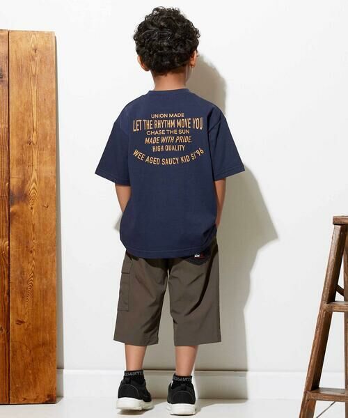 WASK / ワスク Tシャツ | 【接触冷感】コードポケット カレッジロゴ BIG半袖Tシャツ(110~160cm) | 詳細3
