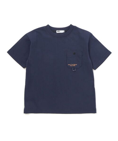 WASK / ワスク Tシャツ | 【接触冷感】コードポケット カレッジロゴ BIG半袖Tシャツ(110~160cm) | 詳細4
