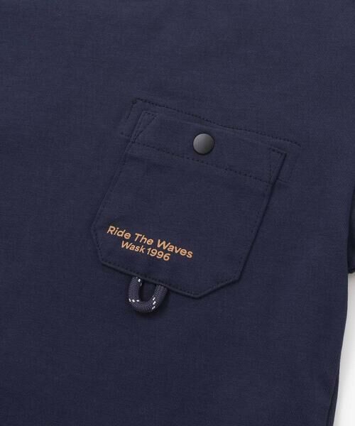 WASK / ワスク Tシャツ | 【接触冷感】コードポケット カレッジロゴ BIG半袖Tシャツ(110~160cm) | 詳細7