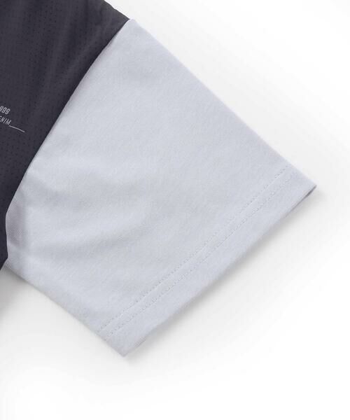 WASK / ワスク Tシャツ | 【接触冷感】メッシュ切替 ロゴBIGTシャツ(110~160cm) | 詳細8
