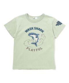 WASK / ワスク Tシャツ | 【接触冷感】シャークコード刺しゅう半袖 Tシャツ(100~160cm)