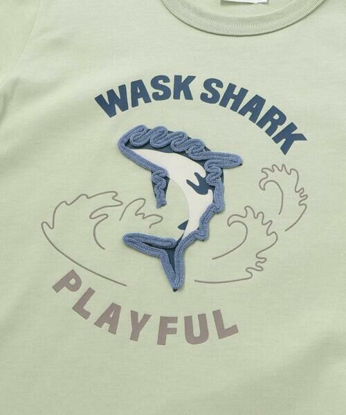 WASK / ワスク Tシャツ | 【接触冷感】シャークコード刺しゅう半袖 Tシャツ(100~160cm) | 詳細12