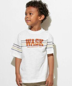 WASK / ワスク Tシャツ | アーカイブカラー ステッチロゴ BIGTシャツ(100~160cm)