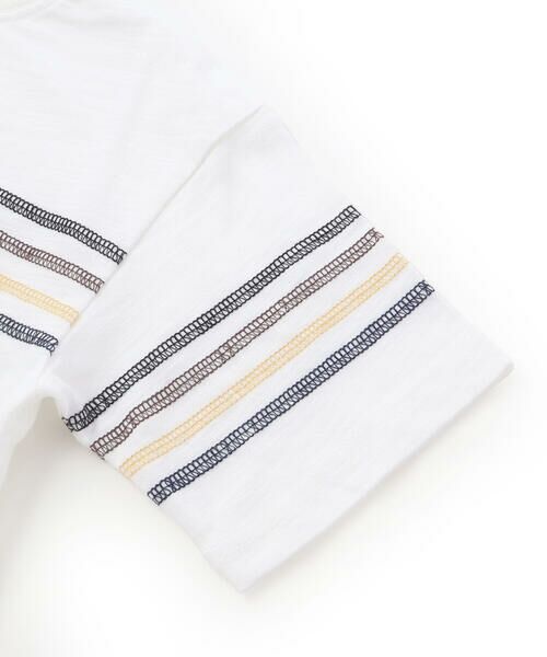 WASK / ワスク Tシャツ | アーカイブカラー ステッチロゴ BIGTシャツ(100~160cm) | 詳細10