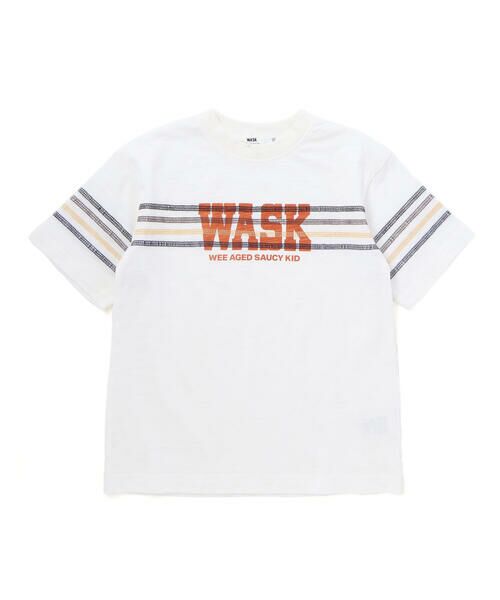 WASK / ワスク Tシャツ | アーカイブカラー ステッチロゴ BIGTシャツ(100~160cm) | 詳細5