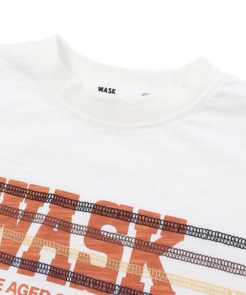 WASK / ワスク Tシャツ | アーカイブカラー ステッチロゴ BIGTシャツ(100~160cm) | 詳細7