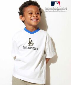 WASK / ワスク Tシャツ | 【MLB】 モチーフ VネックTシャツ(100~160cm)