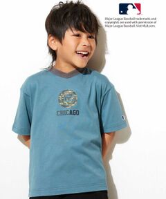 WASK / ワスク Tシャツ | 【MLB】 モチーフ VネックTシャツ(100~160cm)
