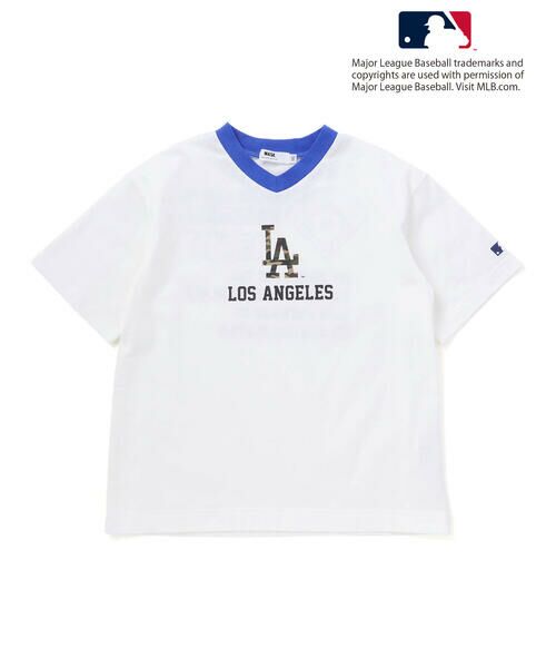 WASK / ワスク Tシャツ | 【MLB】 モチーフ VネックTシャツ(100~160cm) | 詳細5