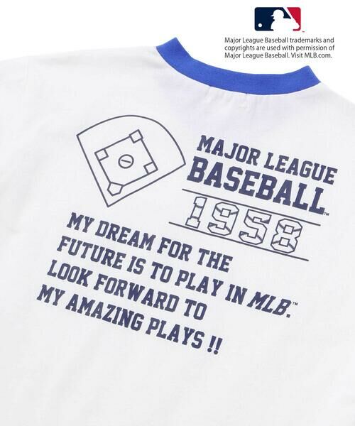 WASK / ワスク Tシャツ | 【MLB】 モチーフ VネックTシャツ(100~160cm) | 詳細8