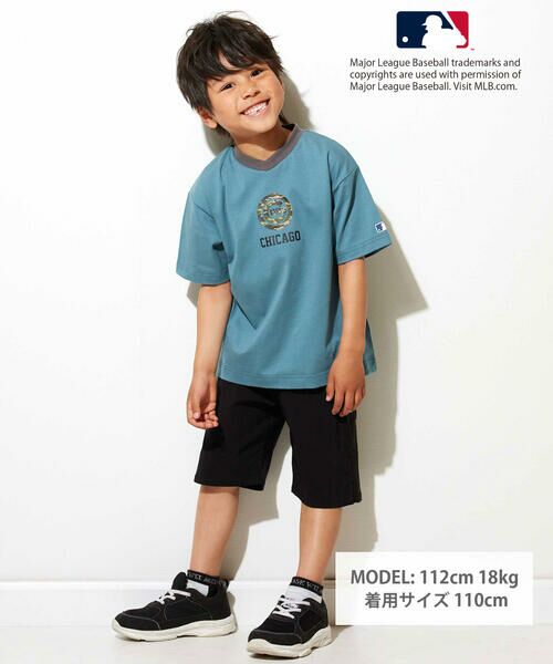 WASK / ワスク Tシャツ | 【MLB】 モチーフ VネックTシャツ(100~160cm) | 詳細9