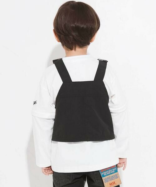 WASK / ワスク その他トップス | ベスト⇔バッグ 2WAYハンティングベスト&長袖Tシャツセット(110~160cm) | 詳細2