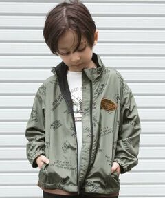 WASK / ワスク ナイロンジャケット | アーカイブロゴ リバーシブルジャケット(110~160cm)