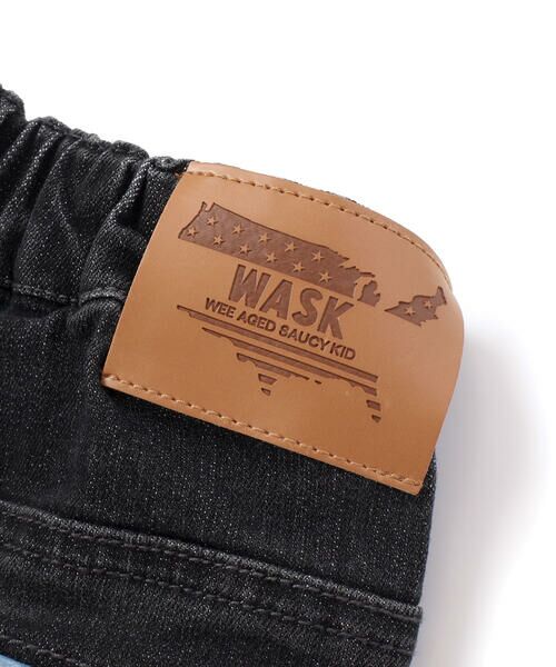 WASK / ワスク デニムパンツ | リメイク風切替ストレッチデニムパンツ(100~160cm) | 詳細12