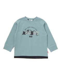 WASK / ワスク Tシャツ | ASCENTレイヤード風ビッグ長袖Tシャツ(110~160cm)