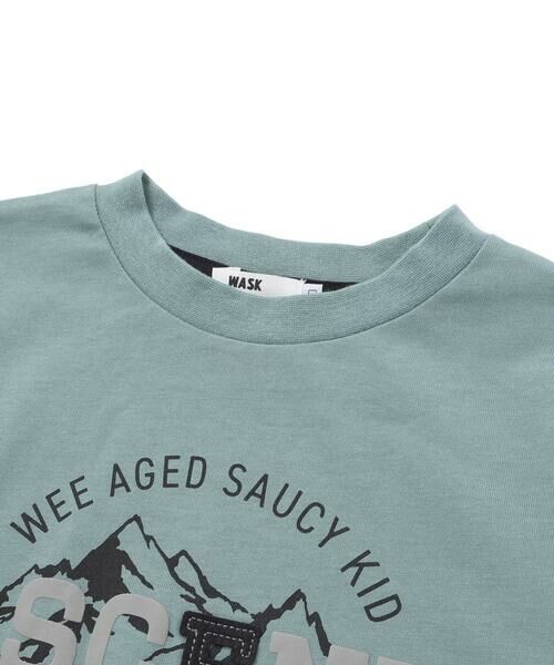 WASK / ワスク Tシャツ | ASCENTレイヤード風ビッグ長袖Tシャツ(110~160cm) | 詳細8