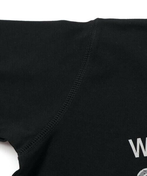 WASK / ワスク Tシャツ | リップストップ切替カレッジロゴTシャツ(100~160cm) | 詳細2
