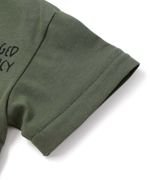WASK / ワスク Tシャツ | 2WAYティラノサウルス刺しゅうビッグTシャツ(80~160cm) | 詳細16