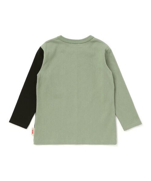 WASK / ワスク Tシャツ | バイカラーロゴ 発泡プリント長袖Tシャツ(100~160cm) | 詳細5