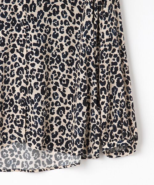 WHISTLES / ウィッスルズ シャツ・ブラウス | Cheetah Print Collar Top | 詳細3