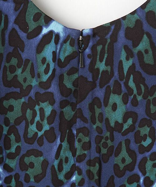 WHISTLES / ウィッスルズ ロング・マキシ丈ワンピース | Night Cat Print Midi Dress | 詳細5