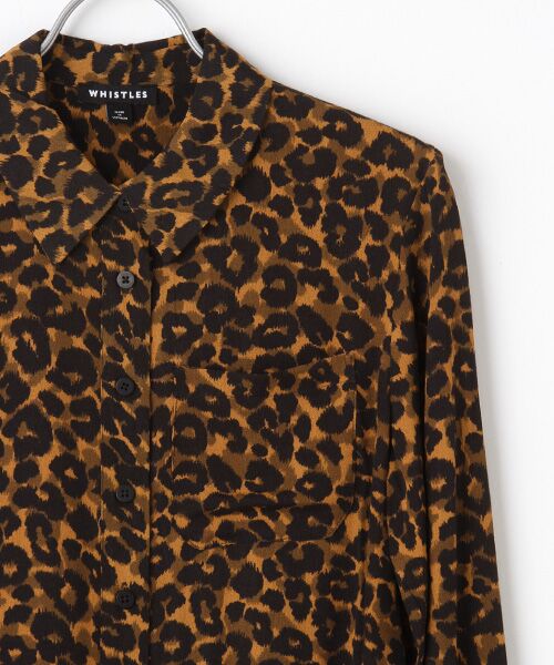 WHISTLES / ウィッスルズ シャツ・ブラウス | Classic Leopard Print Shirt | 詳細2