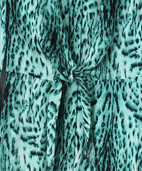 WHISTLES / ウィッスルズ ロング・マキシ丈ワンピース | Brushed Leopard Tie Midi Dress | 詳細5