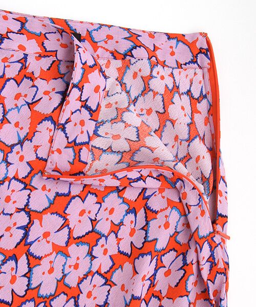 WHISTLES / ウィッスルズ ロング・マキシ丈スカート | Farfalle Print Bias Cut Skirt | 詳細4