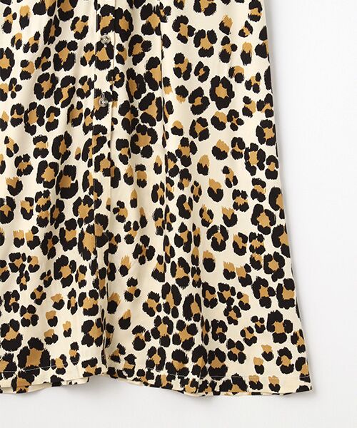 WHISTLES / ウィッスルズ ロング・マキシ丈ワンピース | Painted Leopard Midi Dress | 詳細4