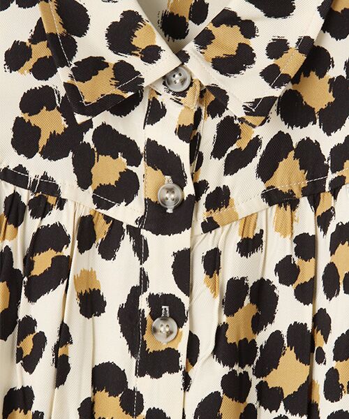WHISTLES / ウィッスルズ ドレス | Painted Leopard Midi Dress | 詳細6