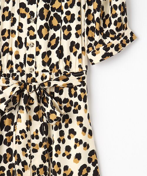 WHISTLES / ウィッスルズ ドレス | Painted Leopard Midi Dress | 詳細7